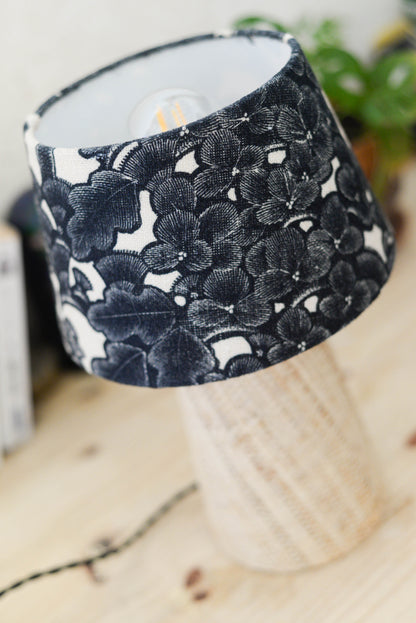 Clémence | Lampe à poser raphia et lin