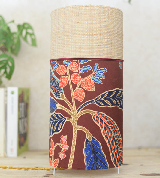 Lampe d'appoint cylindrique pouvant servir de lampe de table ou de lampe de chevet original