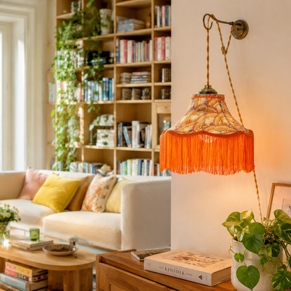 baladeuse pagode suspension salon